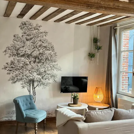 Pause Chez Julien, Lumineux Et Idealement Situe! Lägenhet Honfleur