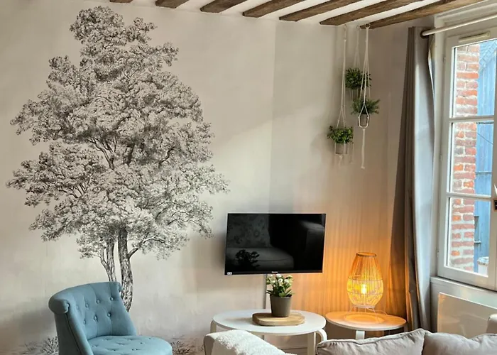 Pause Chez Julien, Lumineux Et Idealement Situe! 아파트 옹플뢰르